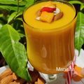 Manisha Malvi Angaitkar's cooksnap of when they made Fresh Mango & Almond shake.