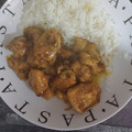 El cooksnap de pilar lucena cuando hizo Pollo en salsa de mango al curry - Receta de batch cooking.
