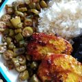 Cooksnap de Cael Horta quando cozinhou Quiabo refogado.