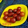 Satya Pandey का कुकस्नैप जब उन्होंने पनीर गुलाब जामुन (paneer gulab jamun recipe in Hindi) बनाया था।