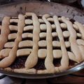 El cooksnap de Erika Olazar cuando hizo Pasta frola de dulce de leche.
