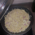 El cooksnap de Eduardo Morillas cuando hizo Espaguetis a la carbonara.