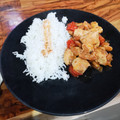 El cooksnap de Bea cuando hizo Pollo a la miel con almendras.