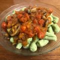 El cooksnap de Laucita cuando hizo Ñoquis de Palta con pesto genovés.