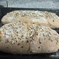 El cooksnap de Silvia Perino cuando hizo Pan integral con chía (Económico, fácil, húmedo y esponjoso).