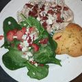 dandrell.williams's cooksnap of when they made Gorgonzola Fettuccine With Spinach And Bacon.