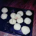 El cooksnap de Patry Heredia cuando hizo Bombas de crema.
