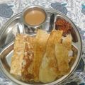 Sadhana chavan's cooksnap of when they made झटपट रवा डोसा.