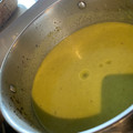 El cooksnap de Maribel cuando hizo Crema de Espárragos.