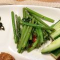 hikaru514's cooksnap of when they made ★簡単！美味い！空芯菜のにんにく炒め★.