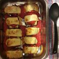 El cooksnap de brujabuena cuando hizo Canelones de Berenjena rellenos de atún y surimi.