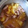 El cooksnap de Solitary Wolf cuando hizo Guiso de salchichas con patatas.