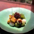 natsuーko's cooksnap of when they made 抹茶の白玉あんみつ.