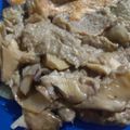El cooksnap de Asu De la Rosa cuando hizo Setas al Pedro Ximénez.