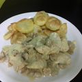 El cooksnap de Aldana Cano cuando hizo Pollo con champiñón y crema ♡.