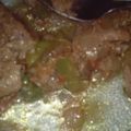 El cooksnap de Daniela Alderete cuando hizo Hígado salteado.
