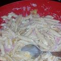 El cooksnap de claudiaacevedoagudelo_76 cuando hizo Ensalada de pasta con jamón, manzana y piña.