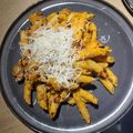 Cooksnap Aśka z czasów, kiedy przygotował Casarecce z dynią i chorizo.