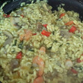 El cooksnap de andreah cuando hizo Risotto de setas.