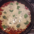 El cooksnap de lualedu cuando hizo Pizza con masa de zanahoria.