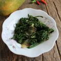 Cooksnap Nur Nadiah semasa beliau membuat Pucuk Paku Goreng Belacan Mudah *.