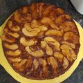 El cooksnap de Carolina cuando hizo Tarta de manzana invertida GRANDE.