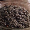 El cooksnap de josi E. cuando hizo Arroz negro con calamares y choco en la olla mg g.