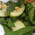 El cooksnap de Sol Reyes cuando hizo Ensalada de Manzana, Pepino Cohombro y Espinaca.