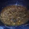 Midhat Jalil's cooksnap of when they made Chanay ki Dal lauki.