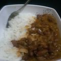 Juliet's cooksnap of when they made Judy's red beans stew.