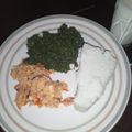 Maggie Karis's cooksnap of when they made Ugali & Scrambled Eggs.