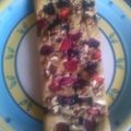 El cooksnap de Fabio Bustos cuando hizo Torta fit de harina integral, arándanos y almendras.