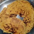 Priti का कुकस्नैप जब उन्होंने मक्का मेथी पराठा (makka methi paratha recipe in Hindi) बनाया था।