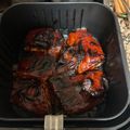 El cooksnap de NICO SEPULVEDA cuando hizo Costillas BBQ en freidora de aire.