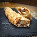 inyako's cooksnap of when they made アップルパイのロール版シュトゥルーデル.