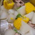黑嘉麗在家裡尬力 的 輕鬆做簡單吃-豬軟骨蘿蔔丸湯 cooksnap