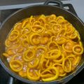El cooksnap de Joel Valverde Tudela cuando hizo Anillas de pota en salsa.