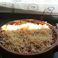 El cooksnap de Gemma Taracido cuando hizo Pastel de carne de pavo y pollo con puré de calabaza.