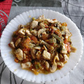 El cooksnap de David Toribio cuando hizo Pechuga de pollo con verduras al sartén.