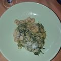 El cooksnap de Jose Alberto Agullo Tari cuando hizo Spaguettis de calabacín con gambas y queso Parmesano.