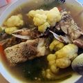Cooksnap Nurul Nabeela semasa beliau membuat Sup Ikan Merah.
