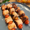 El cooksnap de Marieta cuando hizo Brochetas de salmón rápidas con arroz, también express!.
