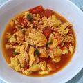 Cooksnap dari iola-v untuk resep Orak arik telur dan tomat 西红柿炒鸡蛋 (Xihongshi chao jidan)
