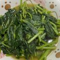古靈精怪小廚娘🌱 的 蒜炒地瓜葉 cooksnap