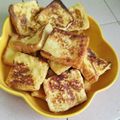 Cooksnap Wani Nizan semasa beliau membuat Roti Telur Susu Lemak Berkrim.