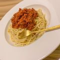 Cookingwithseki 's cooksnap of when they made Minced meat sauce with spaghetti.