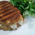El cooksnap de Maurice Colmener cuando hizo Sándwich Integral de Lacón a la Plancha con Cottage Cheese.