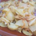 El cooksnap de Miriam García cuando hizo Patatas al horno con cebolla.
