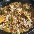 El cooksnap de Benita Hernández cuando hizo Champiñones a la Mexicana.