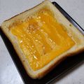 ぱにぱる's cooksnap of when they made 朝食に＊蜂蜜とチェダーチーズのトースト＊.